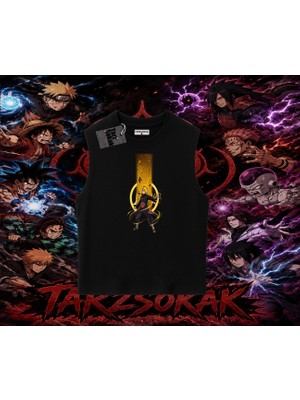 Tarzsokak Deidara Naruto Anime Karakteri Oversize Unisex Kolsuz Tişört Beyaz