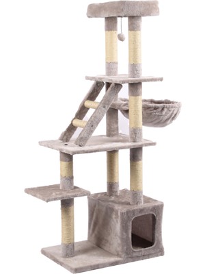 Muratech Tommy Çok Katlı Lüks  60X40X148 Evli Tırmalama Gri