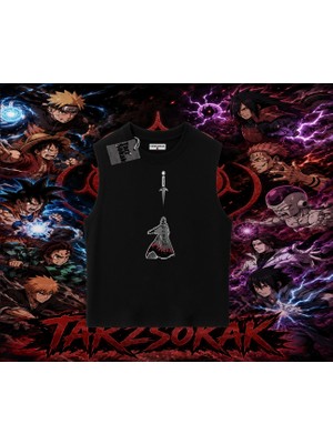 Tarzsokak Minato Namikaze Naruto Anime Karakteri Oversize Unisex Kolsuz Tişört Beyaz