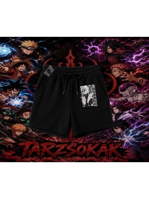 Tarzsokak Deidara Naruto Anime Karakteri Unisex Şort Beyaz