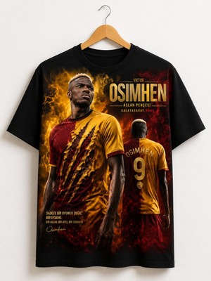 Carismatisort Victor Osimhen Tişört Bay Bayan Unisex Erkek Kadın Tshirt