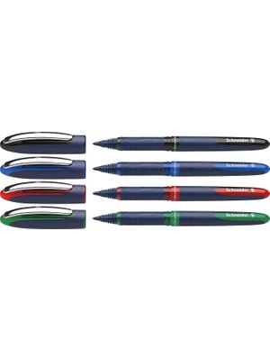 Schneider One Business Konik Uçlu Roller Kalem, 0,6 Mm, 4 Adet
