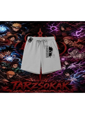 Tarzsokak Pain Nagato Naruto Anime Karakter Unisex Şort Beyaz