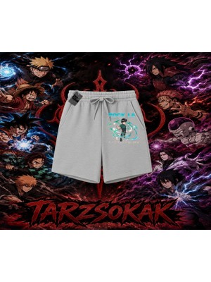 Tarzsokak Rock Lee Naruto Anime Karakter Unisex Şort Beyaz