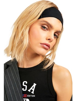 Delixa Salvıa Dıone Spor Saç Bantları - Elastik Kaymaz Ince Saç Ter Kafa Bandı Bandana, Kadın & Erkek Koşu