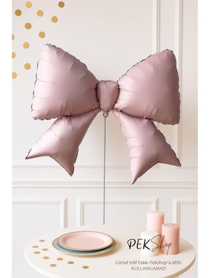 Delixa Pembe Büyük Fiyonk Folyo Balon Fiyonk Şekilli Balon