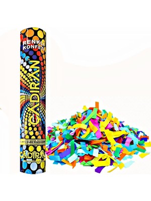 Delixa Toys - Parti Için Konfeti, Doğum Günü ve Özel Günler Konfetisi, Rengarenk Karnaval Konfeti 30 cm (Re