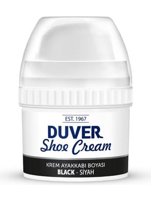 Delixa Duver Ayakkabı ve Bot Için Kendinden Parlaklık Sağlayan Krem Ayakkabı Boyası (Siyah)