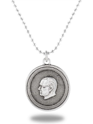 Delixa Mustafa Kemal Atatürk Madalyon Kolye - CAZ0137