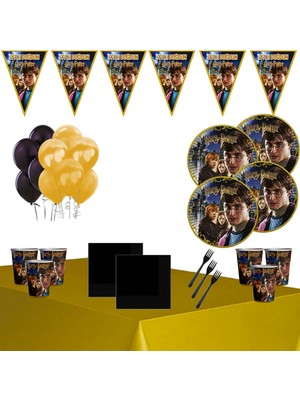 Hepta Collection Harry Potter 16 Kişilik Doğum Günü Parti Malzemeleri Süsleri Parti Seti