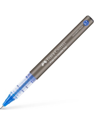 Faber-Castell Free Ink Roller Kalem 0.7, Mavi, Silinmez Kalıcı Mürekkep, Iğne Uçlu, Akıcı Yazım, Mür