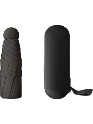 Hepta Collection Kapsül Şemsiye Kompakt Katlanır Mini – Su Geçirmez, Rüzgara Dayanıklı, Uv Koruma (Upf 50+), Ultra Ha
