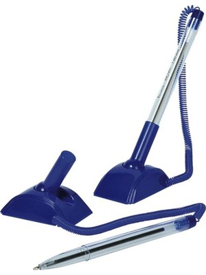 Hepta Collection Ticon Spiralli Banko ve Masa Kalemi 1 Mm. Mavi BK2401