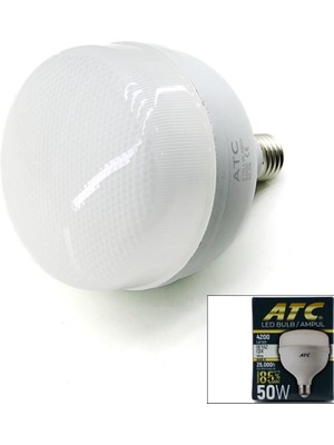 Atc-Lw- Torch LED Bulb Ampul 50W IP40 6500K 4200 Lümen Işık Açısı 240° 25.000 Saat Ömür E27 Beyaz
