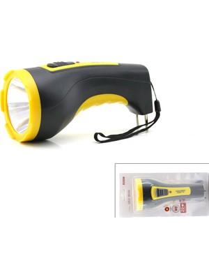 Gold Orion Gold Orıon R2550 Bombeli Gövde El Feneri Kambur 7W Tek LED Fiş Şarjlı Uzun Mesafeli