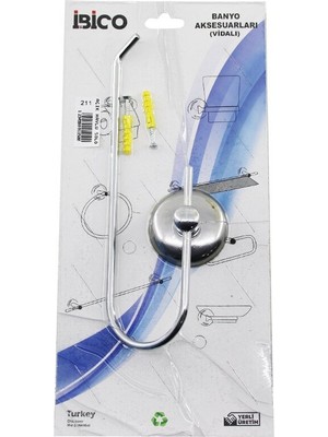 KRT Ibico Banyo BNY-211A Metal Açık Vidalı Montaj Solo Kağıt Havluluk