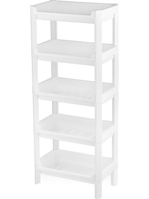 Urve UR-3603 Rafty Geniş Sepet Organizer Düzenleyici 355X220X870MM 5 Katlı Raf Ünitesi