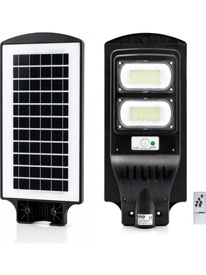 ARS-348965 Sokak Lambası ve Armatür 200W 6500K Solar Sensörlü Güneş Enerjili Bahçe-Balkon-Sokak