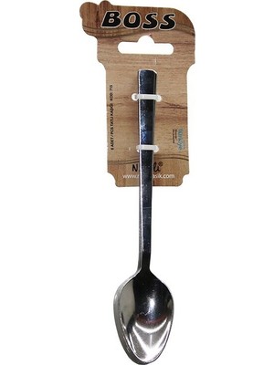 BOSS-715 Çubuk Sade Metal 2mm 6 Adet Tatlı Kaşık