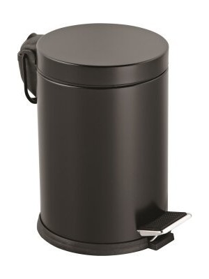 Lalezar LZR-815S Pedallı Metal Çöp Kovası 12LT Siyah