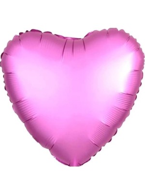 Hepta Collection Tinky Winky Pembe Kalp Balon - 18 Inç (45 Cm) - Kalp Balon - Parti Malzemesi - Pembe Kalpli Balon Pe