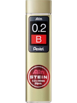 Pentel C272W-B Hi-Polymer Ain Stein Min, 0.2 Mm, 20 Adetlik Tüp, B