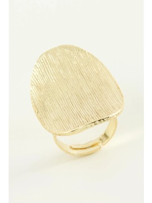 Sepetopia Oval Metal Yüzük