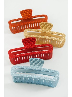 Sepetopia Dikdörtgen Renkli Mandal Toka 12 cm
