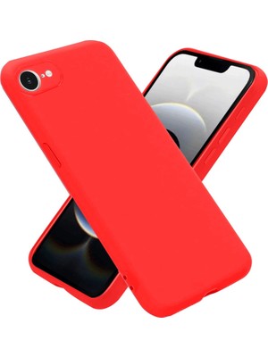 Magicool Iphone 16E Kılıf First Silikon - Kırmızı