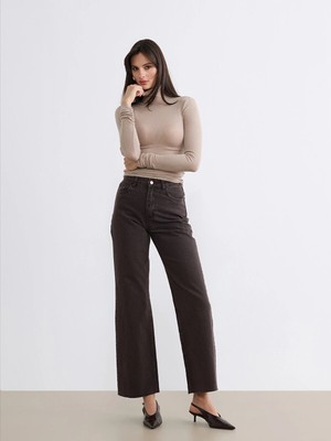 Lc Waikiki Yeni Sezon Wideleg Kadın Jean Pantolon