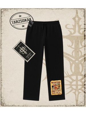 Tarzsokak One Piece Anime Karakterleri  Unisex Baggy Eşofman Altı Beyaz