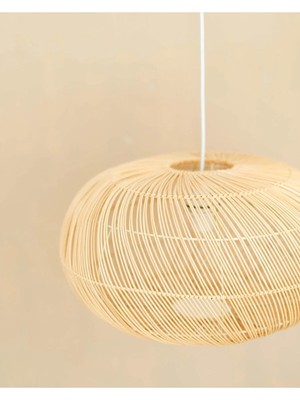 Kai Home Rattan/bambu Büyük Sarkıt Bohem Avize