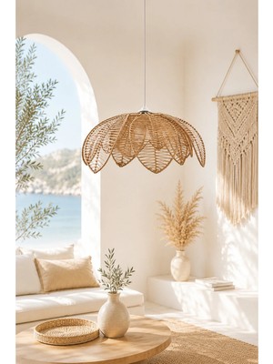 Kai Home Rattan/bambu Sarkıt Bohem Avize