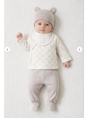 Hafy Baby 10 Parça, Ayıcık Figürlü, Erkek Bebek Yenidoğan Hastane Çıkışı Seti