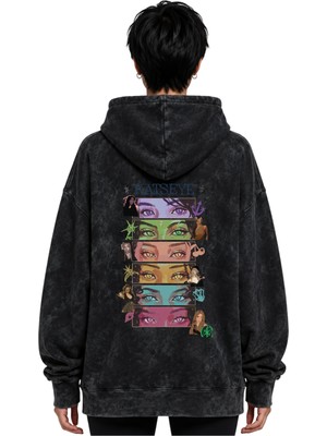 Sevbano Katseye Kpop Müzik Grubu Baskılı Unisex Oversize Yıkamalı Premium Hoodie Sweatshirt
