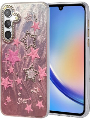 Magicool Samsung Galaxy A34 5g Kılıf Blade Aynalı Desenli Kapak - Desen 7