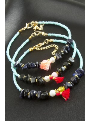 İlkyaz Fashion Kırık Doğaltaş Miyoki Boncuk Bileklik