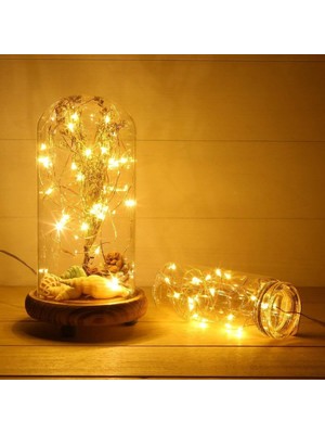 Hereveoyuncak Peri LED Işıkk 5 Metre Gün Işığı Dekor Lambası 50 Ledli