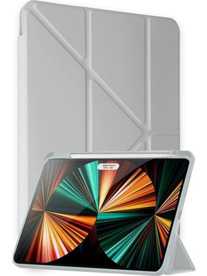 Magicool Xiaomi Redmi Pad Pro 12.1 Kılıf Kalemlikli Mars Tablet Kılıfı - Gri