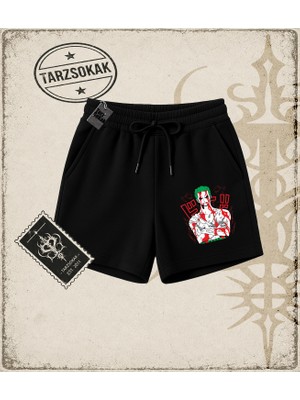 Tarzsokak One Piece Anime Karakterleri  Unisex Şort Beyaz