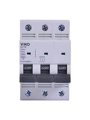 6VTB-3C80 Otomatik Sigorta 6ka C Tipi 3 Kutup 80A