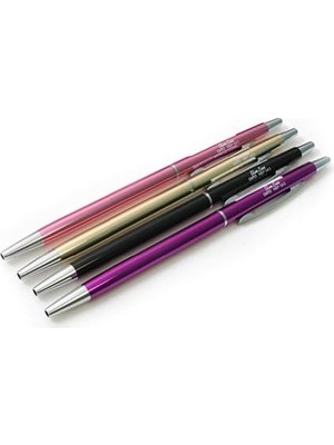 Ohto Slim Line Serisi Nbp-5b3 Metalik Mor Tükenmez Kalem 0.3