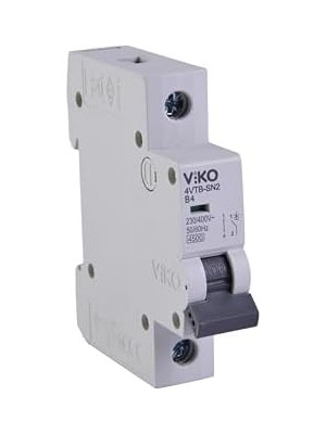 4VTB-1B04 Otomatik Sigorta 4,5ka B Tipi 1 Kutup 04A