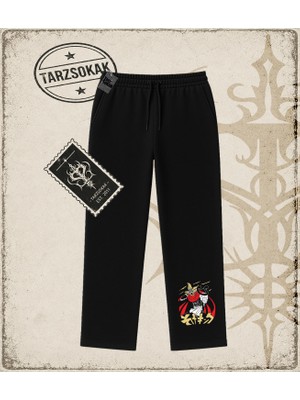 Tarzsokak One Piece Anime Karakterleri  Unisex Baggy Eşofman Altı Beyaz