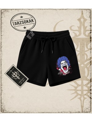 Tarzsokak One Piece Anime Karakterleri  Unisex Şort Beyaz