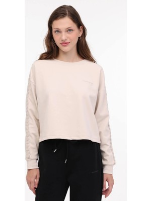 Lumberjack Wl Gold 16SS122 4fx Bej Kadın Sweatshirt