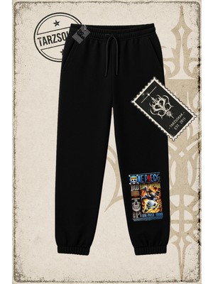 Tarzsokak One Piece Anime Karakterleri  Unisex Jogger Eşofman Altı Beyaz