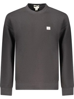 Calvin Klein Jeans Siyah Erkek Sweatshirt LV04RG268GUB1 cl Ls 350TRRY Wvn Lb