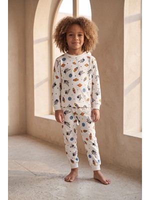 Katia & Bony Çocuk Uzay Baskılı Pijama Takımı