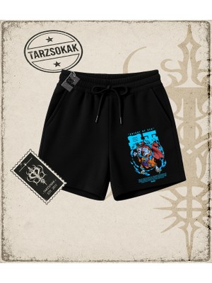 Tarzsokak One Piece Anime Karakterleri  Unisex Şort Beyaz
